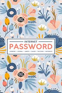 Internet Password Logbook - Journal - Libreta - Cahier - Taccuino - Notizbuch