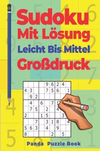 Sudoku Mit Lösung Leicht Bis Mittel Großdruck