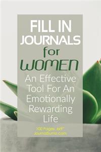 Fill In Journals For Women