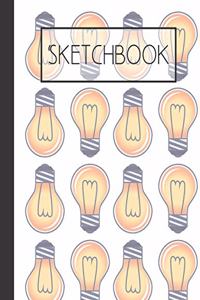 Lightbulbs pattern Sketchbook