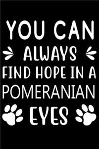 You can always find Hope in a Pomeranian eyes