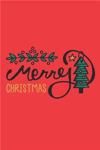 Christmas & Holiday Notebook - Blank Lined Journal Notebook for Writing Notes
