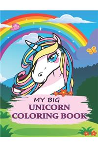 My big unicorn coloring book