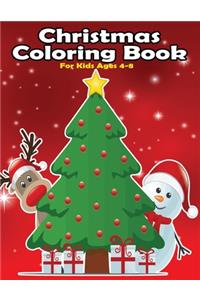Christmas Coloring Book for kids Ages 4-8