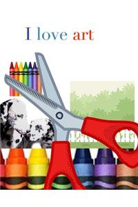 I love art mixed medium creative blank coloring book 324 pages 8x10