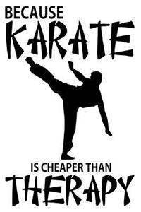 Because Karate is Cheaper Than Therapy