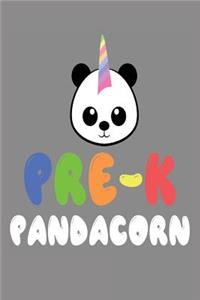 Pre-K Pandacorn: Panda Unicorn Preschool Workbook