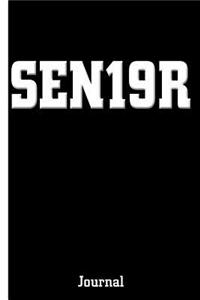 White Senior 2019 Sen19r Journal