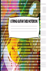 6 String Guitar Tab Notebook