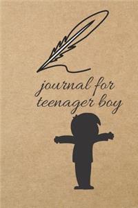 Journal for Teenager Boy