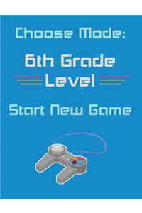6th Grade Back To School Gift Notebook For Boys