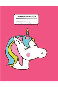 Unicorn Composition Notebook