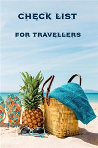 Check Lists for Travellers