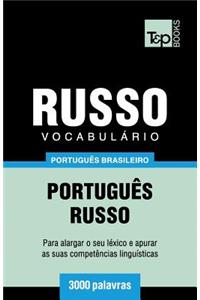 Vocabulário Português Brasileiro-Russo - 3000 palavras
