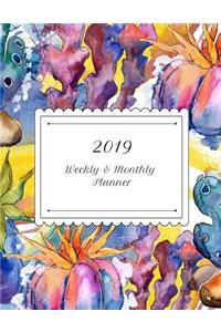 2019 Weekly & Monthly Planner
