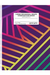 Large Hexagonal Graph Composition Book