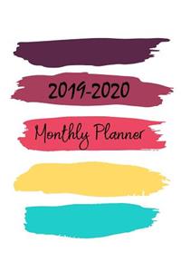 2019-2020 Monthly Planner