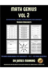 Numbers Worksheets (Math Genius Vol 2)