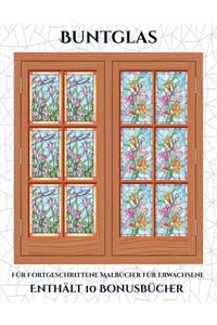 Für Fortgeschrittene Malbücher für Erwachsene (Buntglas)