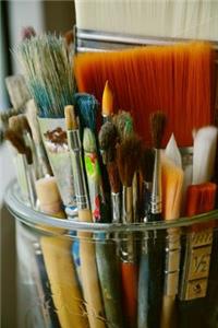 Paint Brushes in a Jar Journal
