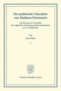 Der Politische Charakter Von Matheus Parisiensis