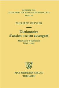 Dictionnaire d'Ancien Occitan Auvergnat