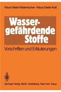 Wassergefährdende Stoffe