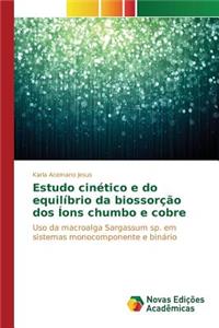Estudo cinético e do equilíbrio da biossorção dos Íons chumbo e cobre