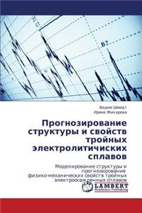 Prognozirovanie Struktury I Svoystv Troynykh Elektrolitichiskikh Splavov