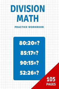 Division math practice book