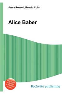 Alice Baber