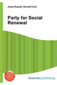 Party for Social Renewal