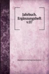 Jahrbuch. Erganzungsheft