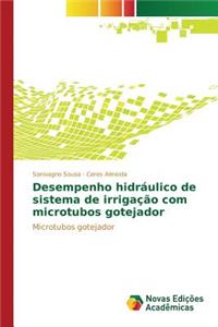 Desempenho hidráulico de sistema de irrigação com microtubos gotejador