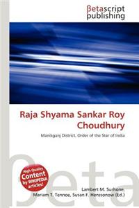 Raja Shyama Sankar Roy Choudhury