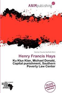 Henry Francis Hays