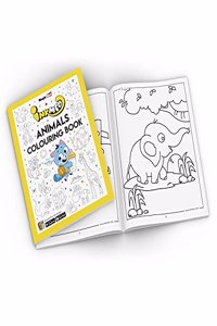 Inkmeo Animals Reusable Colouring Book - Augmented Reality Enabled Learning| Return Gift for Kids Ages 2+| 32 Pages | Works in iOS & Android
