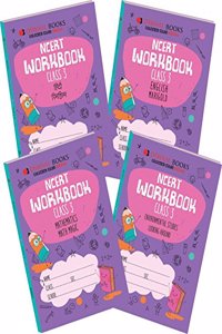 Oswaal NCERT Workbook Class 3 (Set of 4 Books ) Math Magic, English Marigold, Hindi Rimjhim, Environmental Studies Looking Around (For March 2020 Exam)