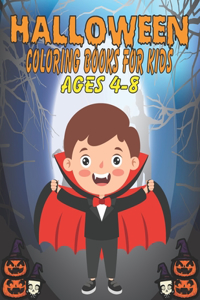 Halloween Coloring Book for Kids Ages 4-8