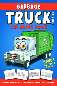 Garbage Truck Coloring Book for kids