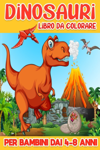 Dinosauri Libro da colorare