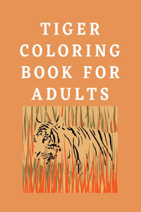 Tiger Coloring Book For Adults