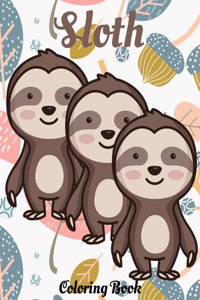 Sloth Coloring Book