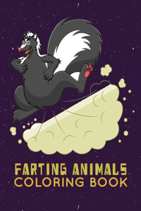 farting animals coloring book: The Farting Animals Coloring Book, An Adult, kids Coloring Book for Animal Lovers for Stress Relief & Relaxation