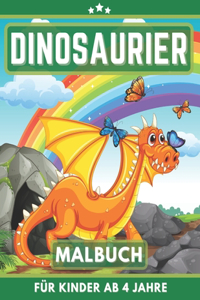 Dinosaurier Malbuch Für Kinder Ab 4 Jahre