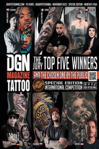 DGN tattoo mag Top Five Winners special edition #164, book of tattoos