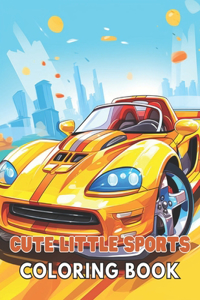 Cute Little Sports Car Coloring Book