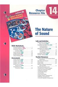 Indiana Holt Science & Technology Chapter 14 Resource File: The Nature of Sound