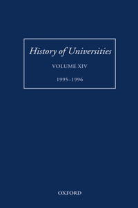 History of Universities: Volume XIV: 1995-1996