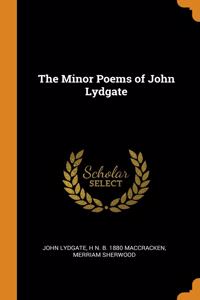 The Minor Poems of John Lydgate